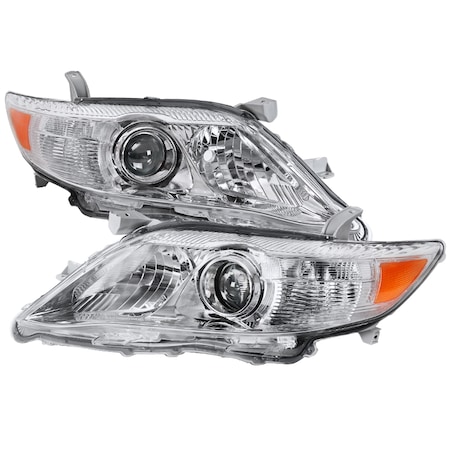 Spec-D Tuning 10-11 Toyota Camry Projector Headlights - Chrome 2LHP-CAM10-RS